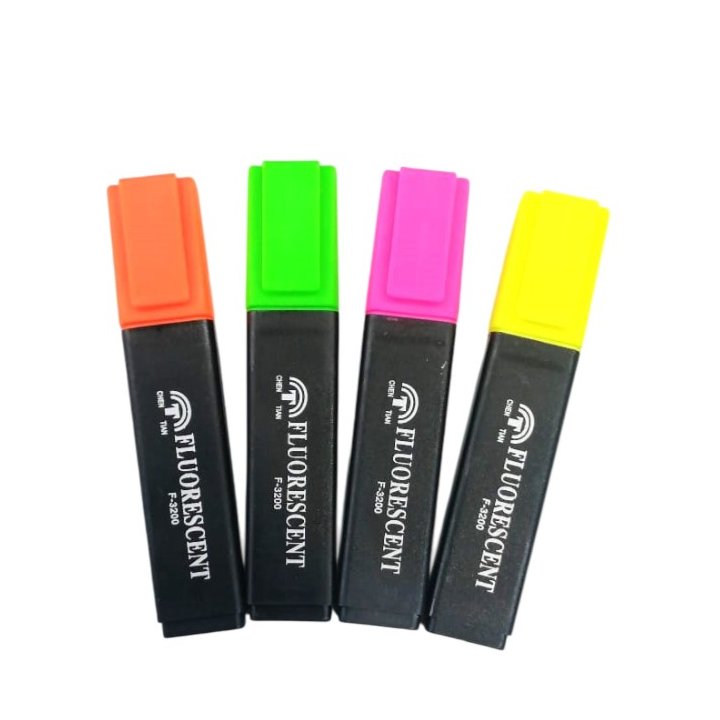 Fluorescent Highlighter 4 Pcs Set