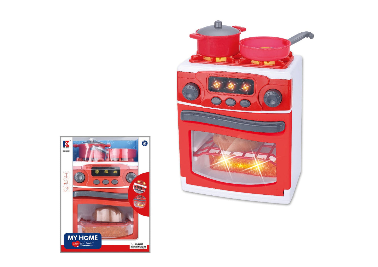Kids Kitchen Set with Light