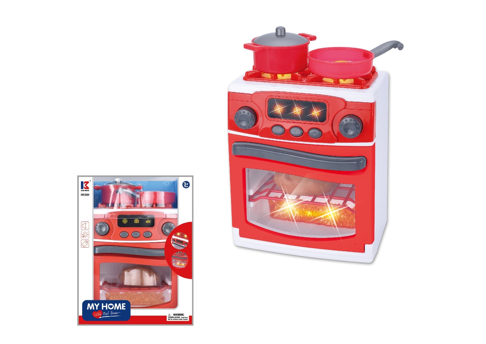 Kids Kitchen Set with Light