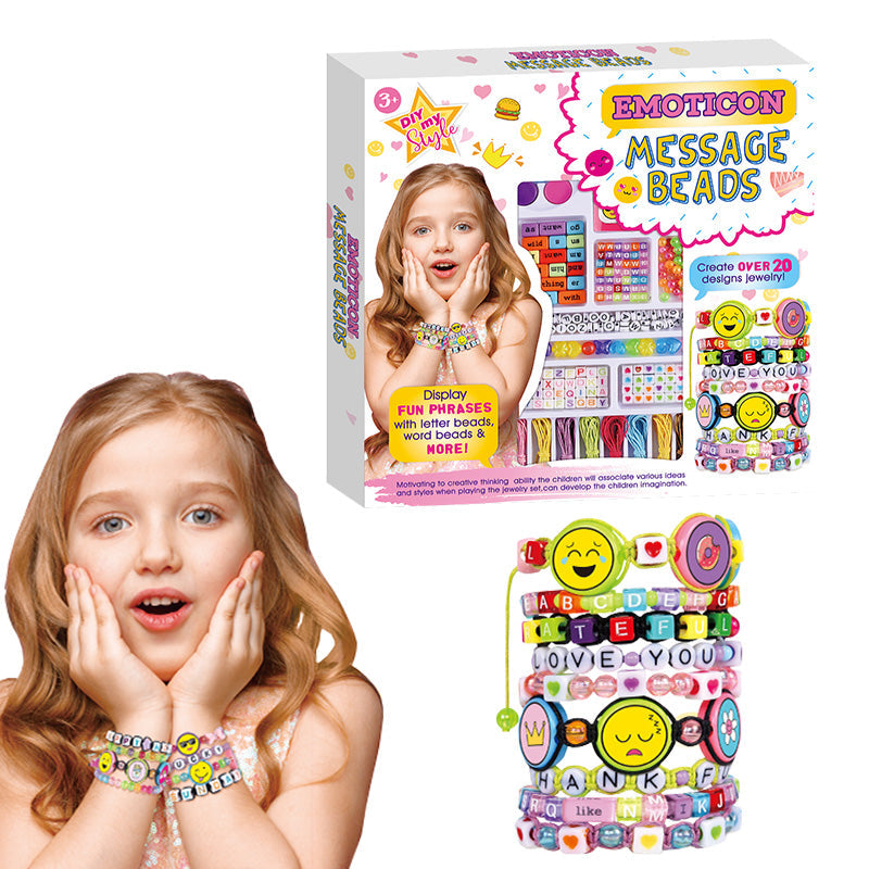 DIY Emoticon Beads Jewelery Making Set