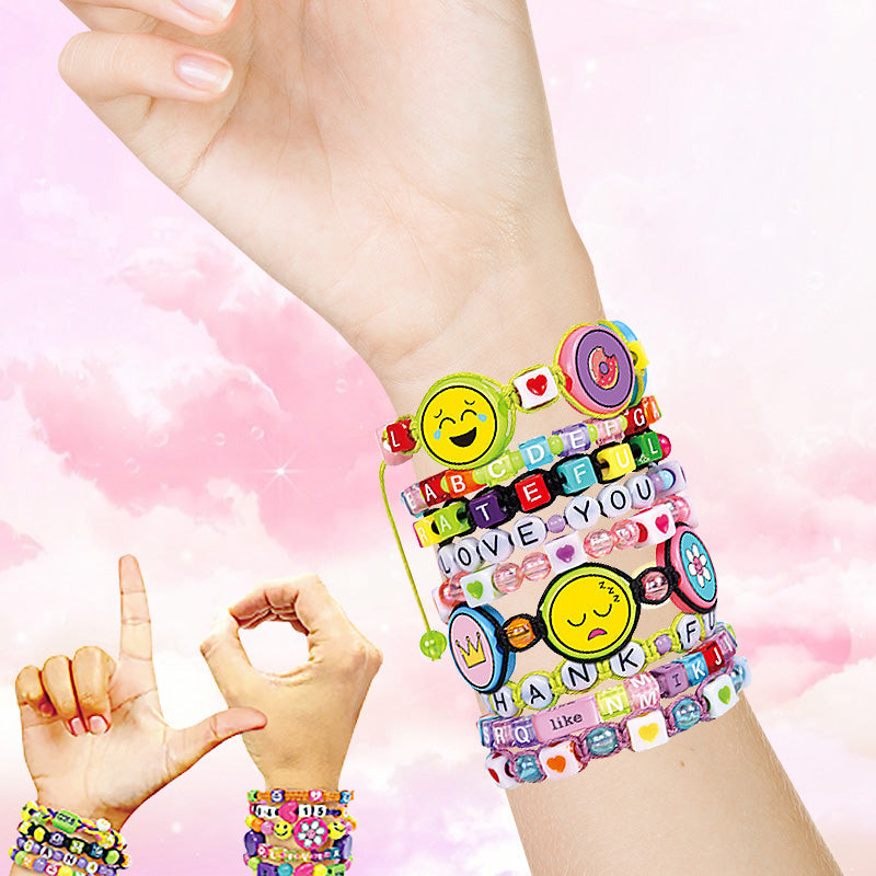 DIY Emoticon Beads Jewelery Making Set