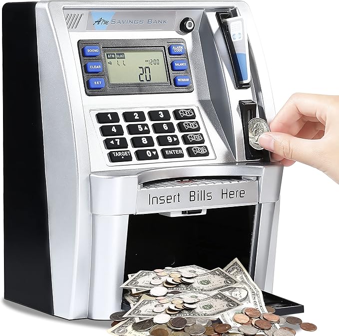Atm Savings Bank Personal Atm Cash Coin Money Savings Bank