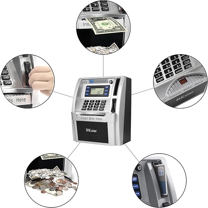 Atm Savings Bank Personal Atm Cash Coin Money Savings Bank
