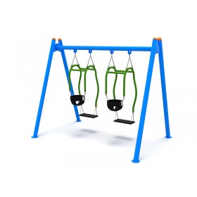 Double Parent Child Swing Set
