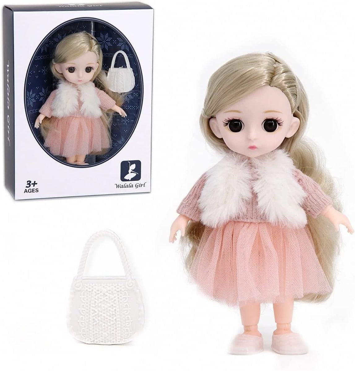 Walala 8inch Doll Tutu Skirt with Movable Wrists