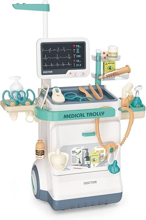Doctor Kit for Kid Pretend Medical Station Toy Set