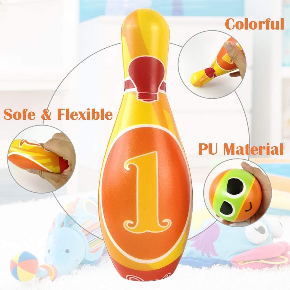 Kids Bowling Set with 2 Balls