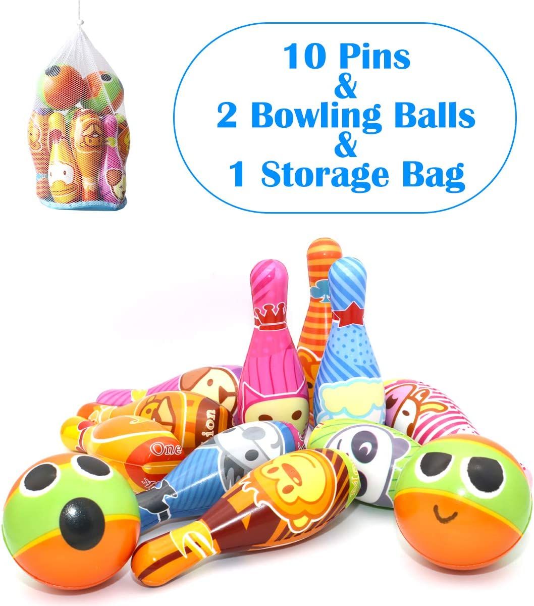 Kids Bowling Set with 2 Balls