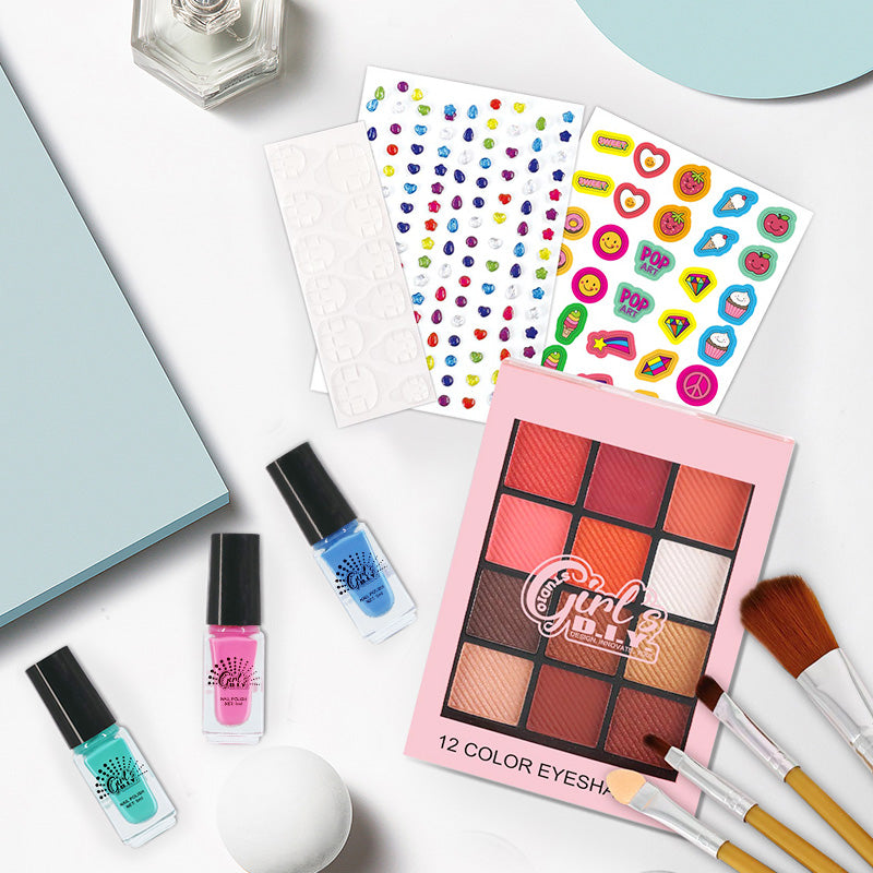 Girls Makeup Set and Nail Art Salon