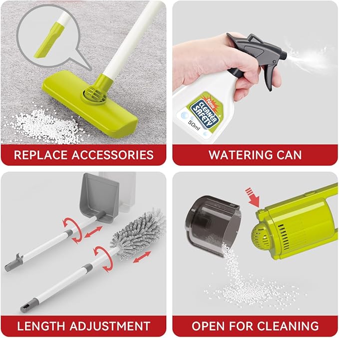 Little Helper Cleaning Cart set Red Color