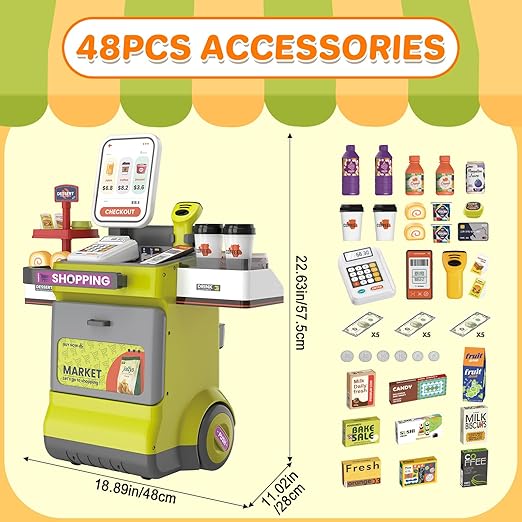 Super Market Playset Green color
