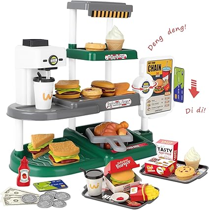 Mini fast food chain Green color