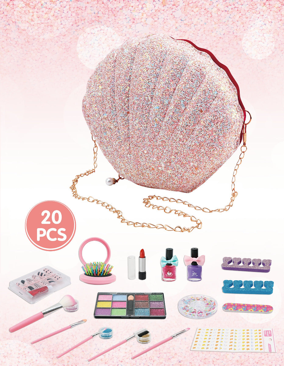 Makeup Set With Shell Bag 20 Pcs