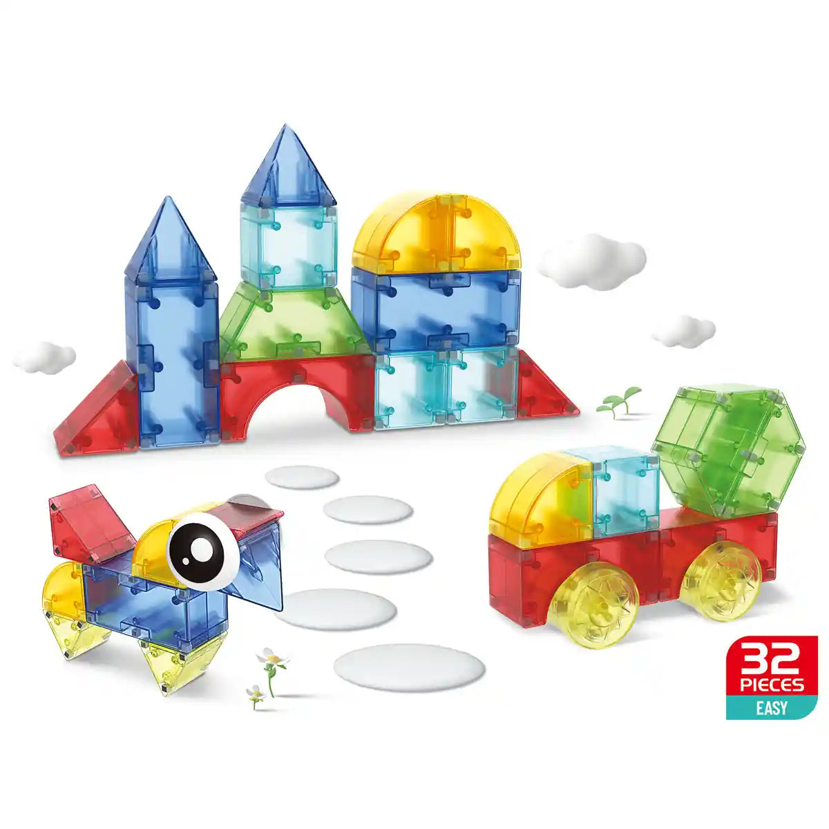 Magic Magnetic Building Blocks 98Pcs Set