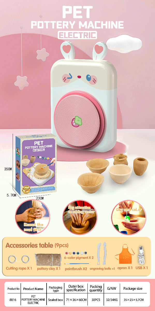 Pet Rabbit Pottery Machine