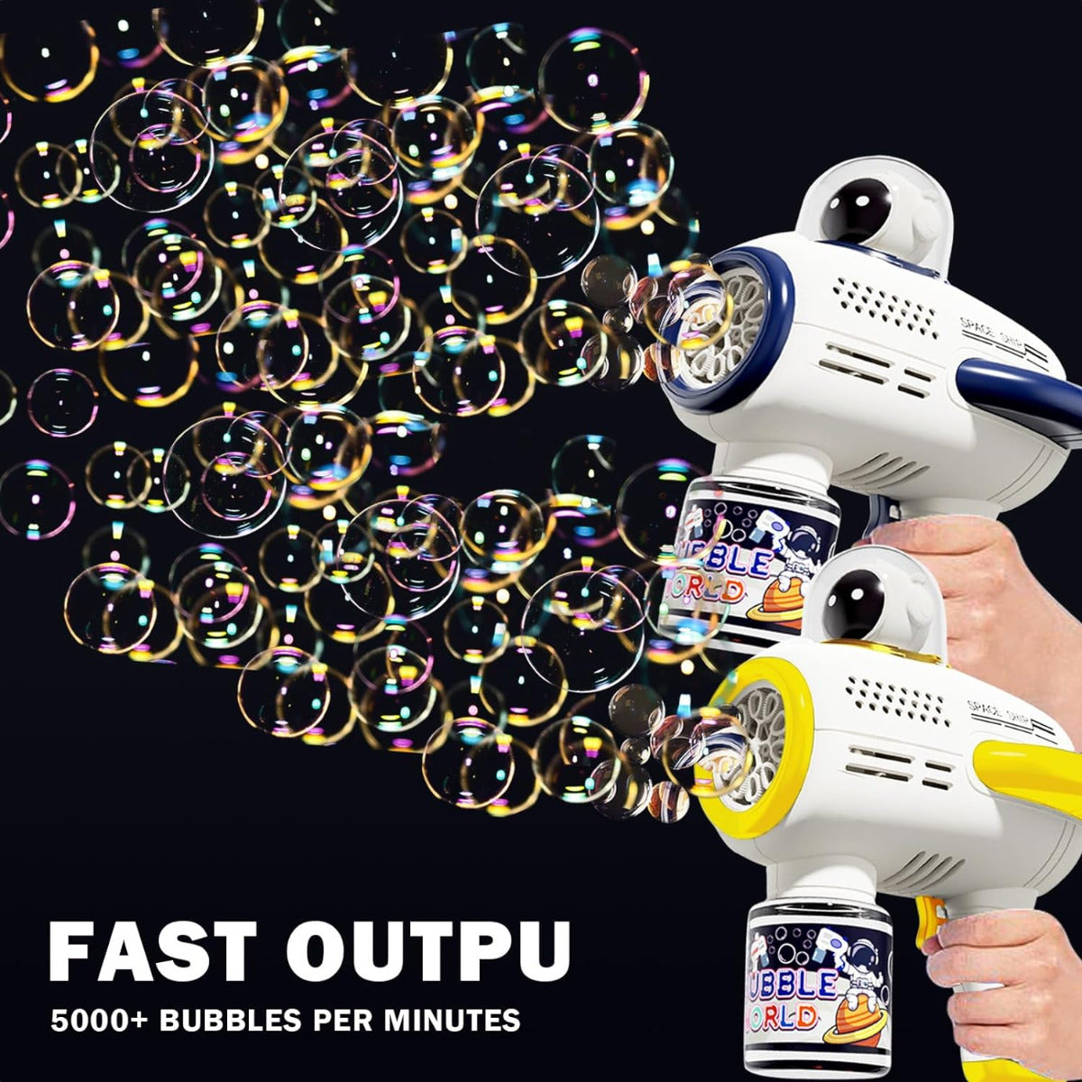 Bubble Machine Gun Outer Space Astronauts Assorted