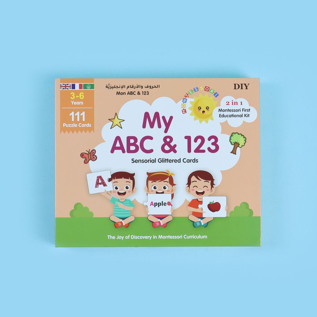 The First Montessori Educational Cards English Letters And Numbers