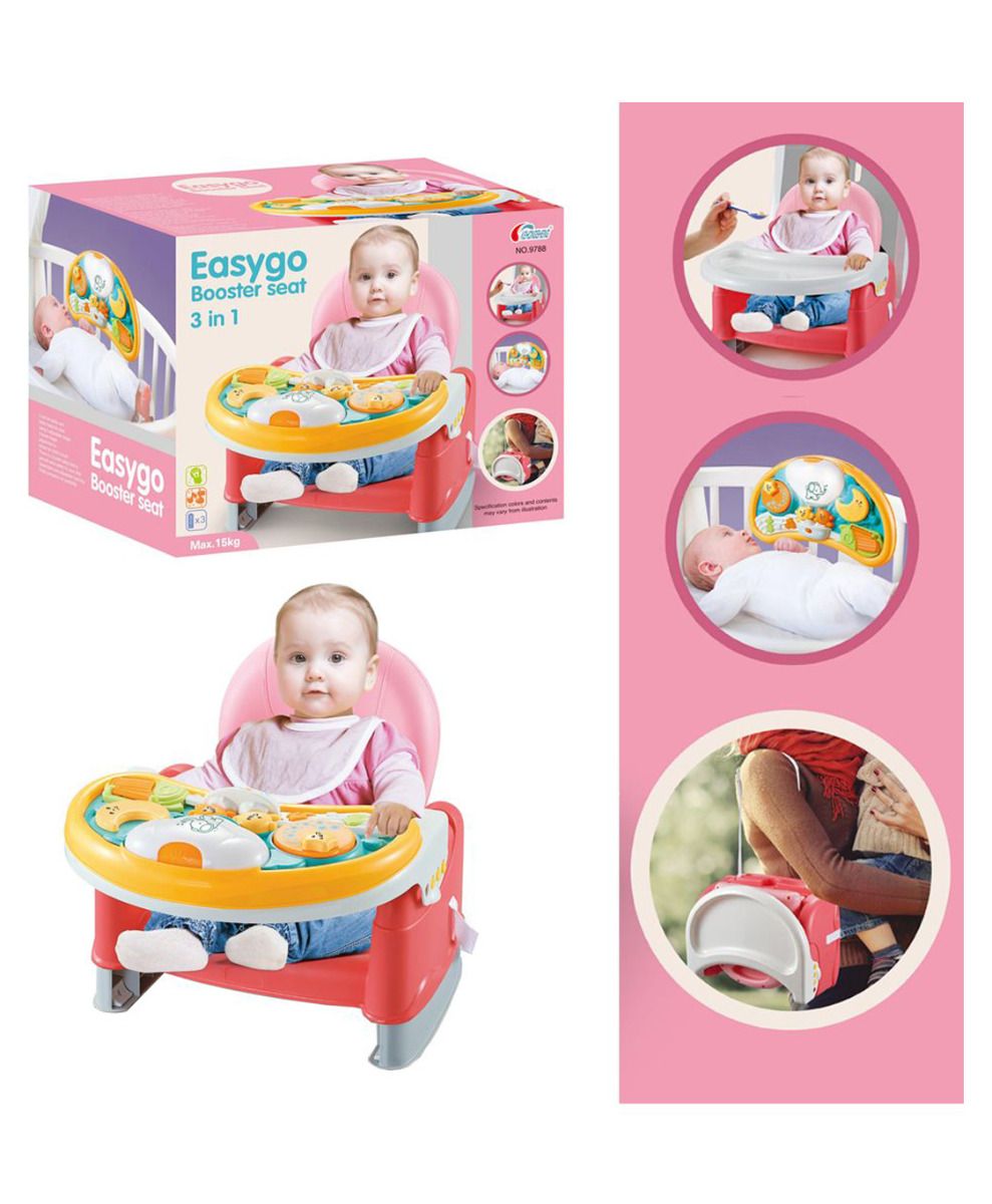 Easygo 3 in 1 Booster Seat Pink