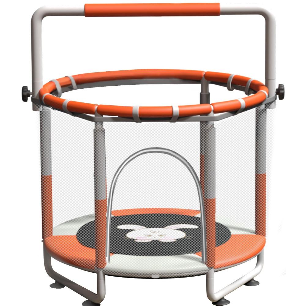 Dolphin Trampoline For Kids Orange 1.2m