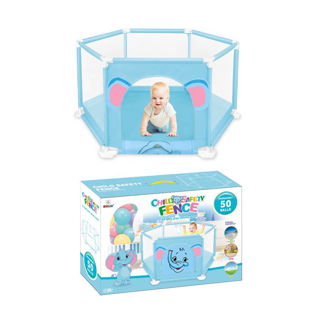 Children Safety Fence Elephant 50 Balls