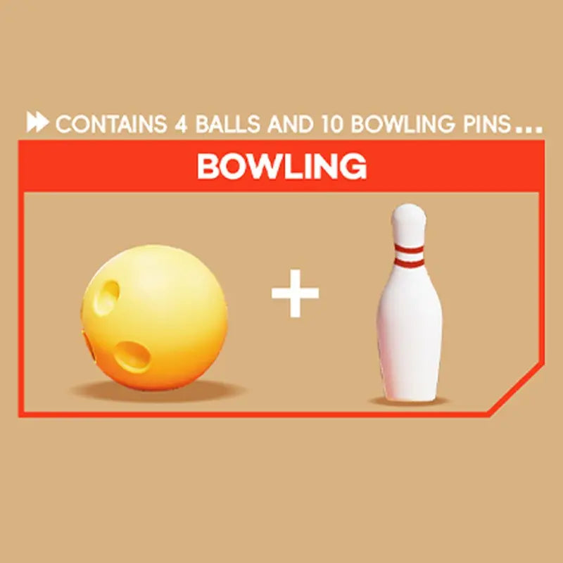 Tabletop Mini Bowling Mania Intelligent Game Set