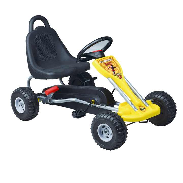 Kids Pedal Go Kart Yellow