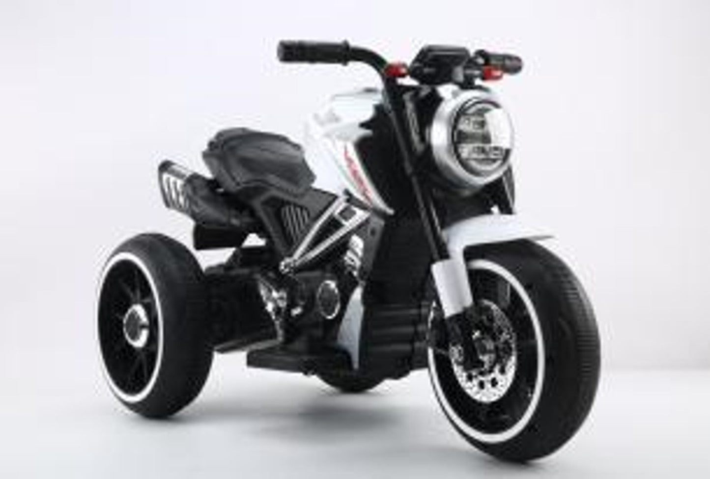 Kids Battery Powered Ride On Bike White