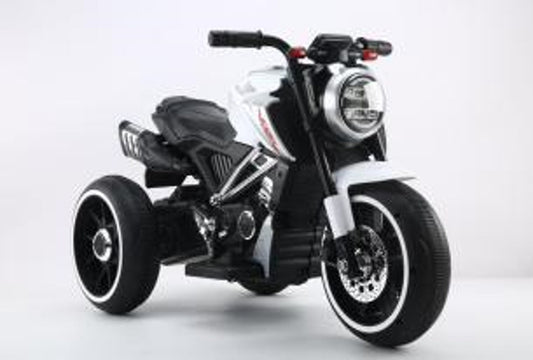 Kids Battery Powered Ride On Bike White