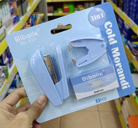 Bibaile Stapler 3 In 1 Set Card  Assorted Assorted