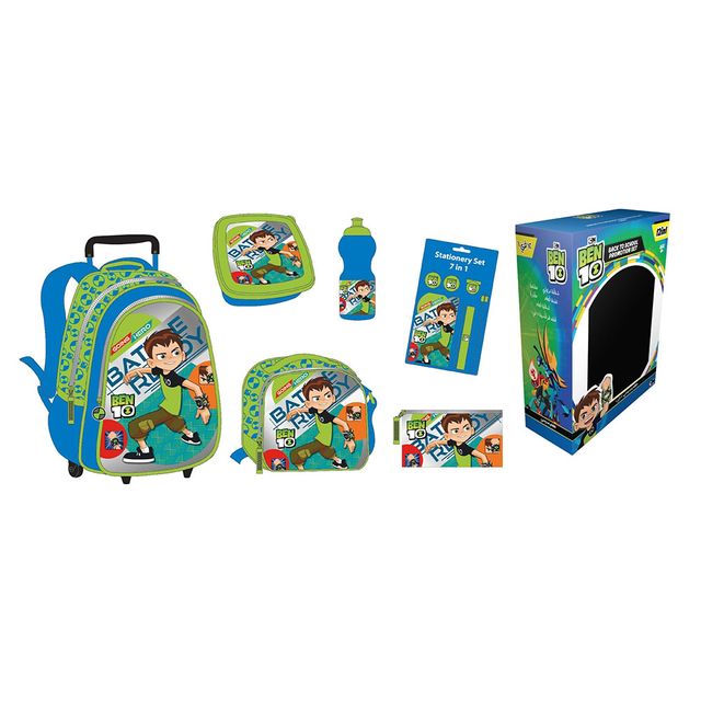 Ben 10 12 in 1 Trolley Set 16inch