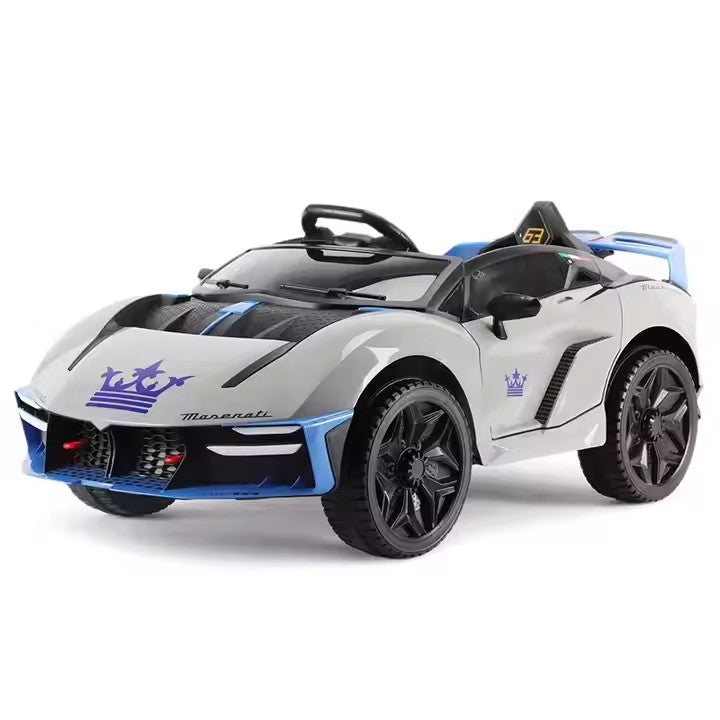 Orbic Kids Battery Operated Car with Remote Control Grey