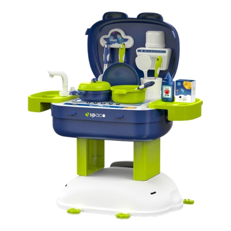 Space 3 in 1 Kitchen and BackPack 36 Accessories