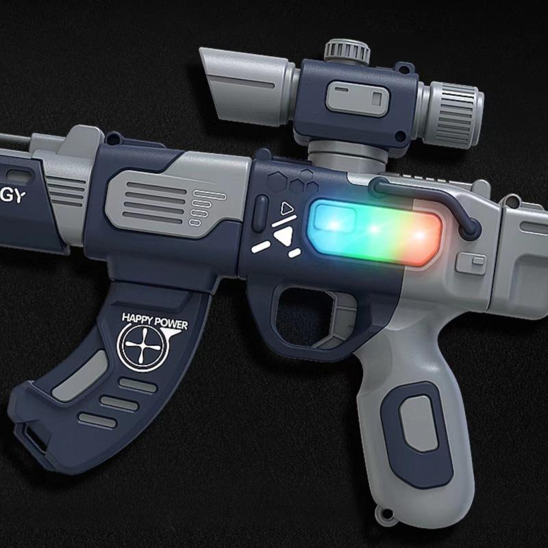 Combined Plastic Gun With Sound And Light