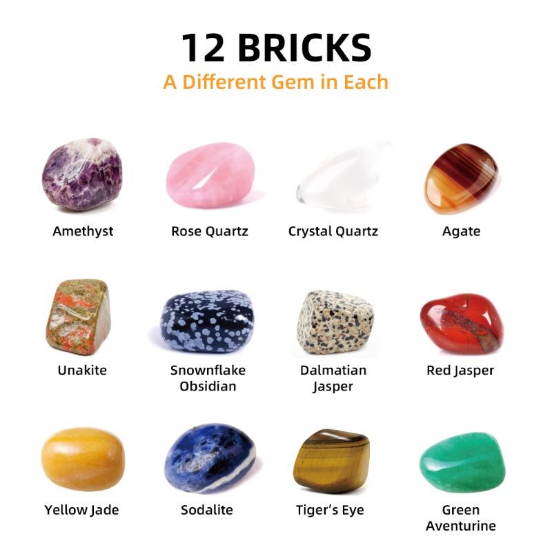 Polished Rock Excavation Kit Set 12 Rocks