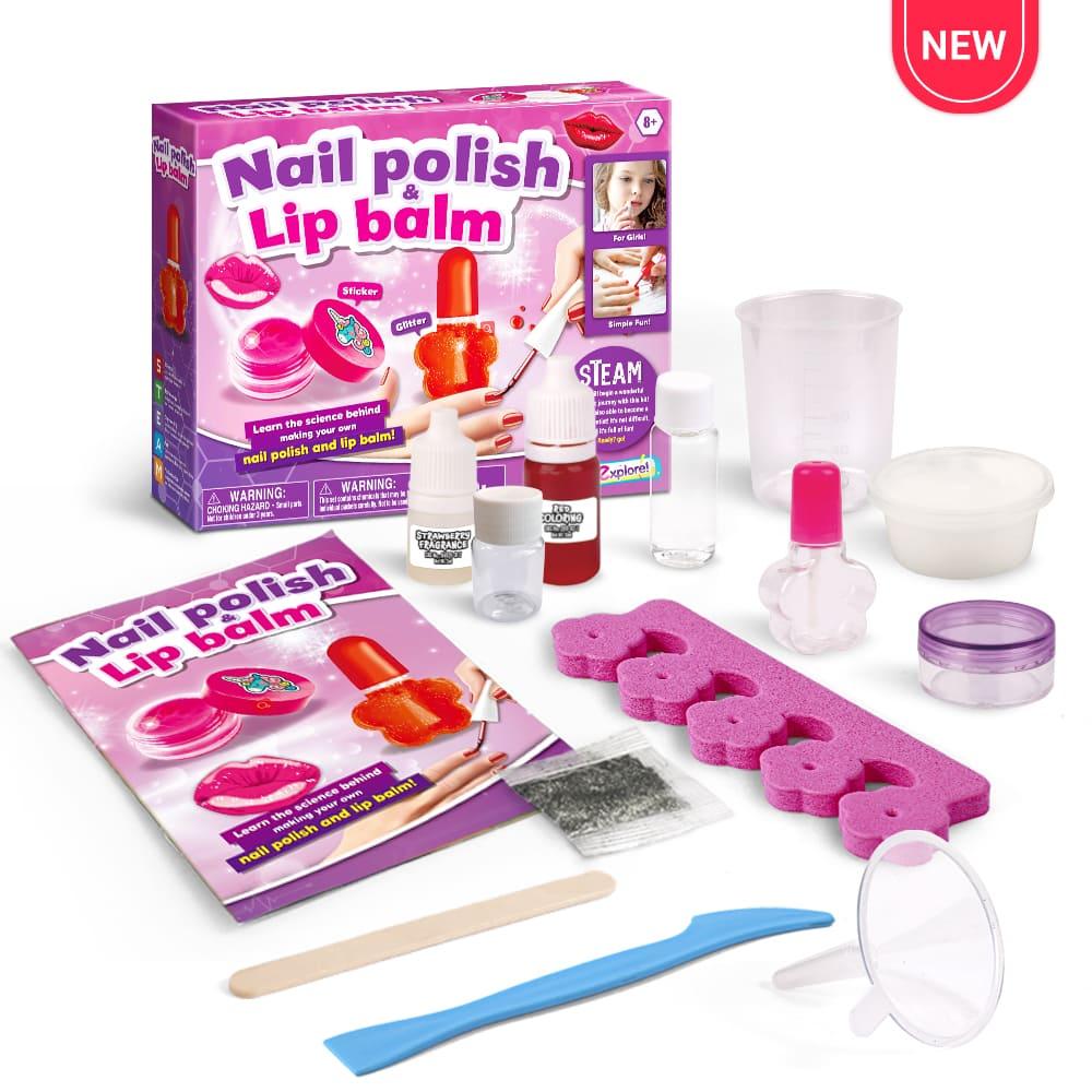 Nail Polish And Lip Balm Experiment Kit