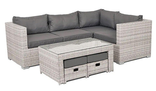 Encore Sofa Set Light Grey