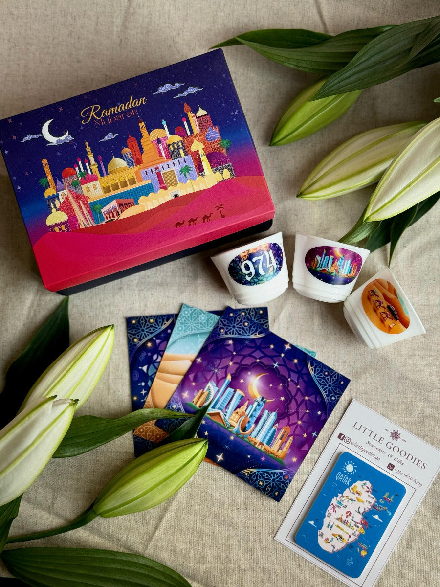 Ramadan Mubarak Gift Box Mosque Theme