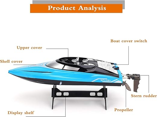 Radio Remote Controlled High Speed Racing Boat