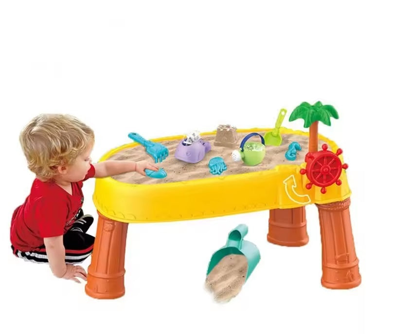 Baby Outdoor Toys Summer Beach Toys 2 in 1 Sand and Water Table