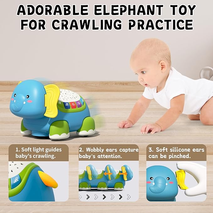 Crawling Toys For Baby With Remote Control
