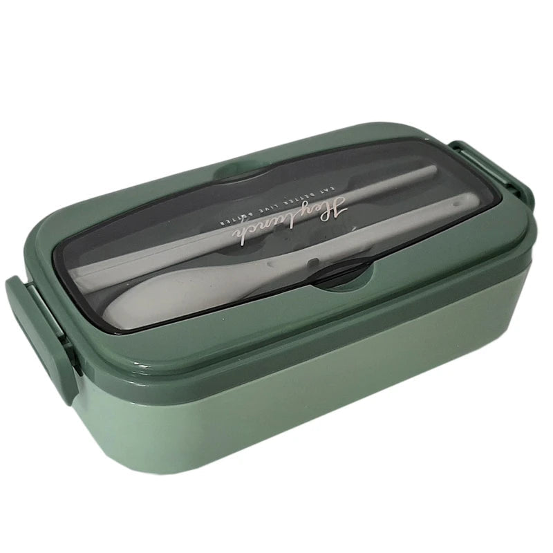Lunchbox PVC with Cutleries