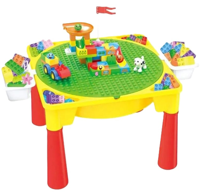 Lego Game Table And Chair With 67 Lego Pieces