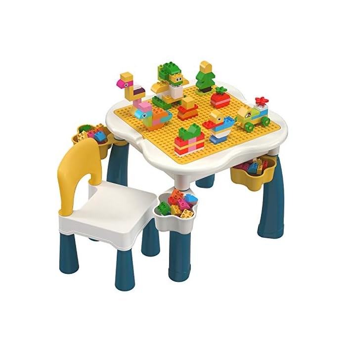 Large Building Block Table and Chair
