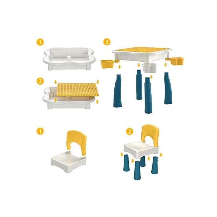 Large Building Block Table and Chair