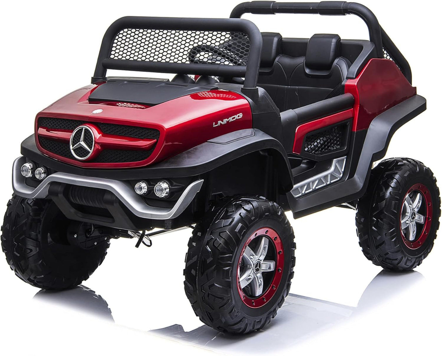 Mercedes Unimog 12V UTV with 2 Seats and Remote Control Red