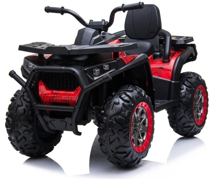 Kids Ride on Quad bike 4 wheel drive 12V Battery Operated Spider Red