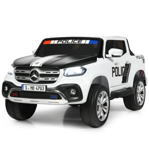 Mercedes Benz X Class 12V 2 Seater Kids Ride On Car Police Car