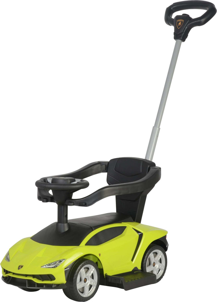 Lamborghini 3 in 1 Ride On Car with Canopy and Handle Assorted