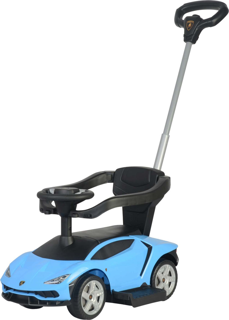Lamborghini 3 in 1 Ride On Car with Canopy and Handle Assorted