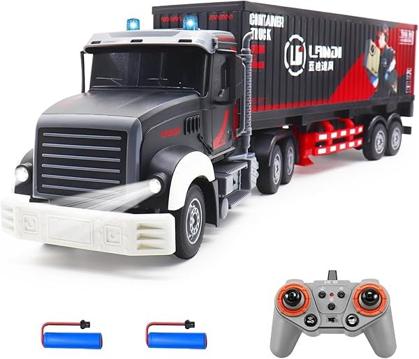 Remote Control Semi Truck And Trailer Toy